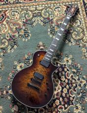 E-II EC QM FL Tiger Eye Sunburst ECLIPSE 6弦 Quilted Maple TOP