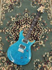Paul Reed Smith [PRS] SE Custom 24 - BN - Blue Matteo (Natural Back) _2