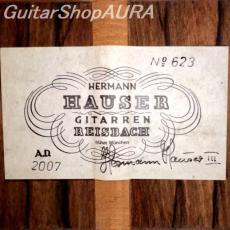 Hermann Hauser III　[ヘルマン・ハウザー3世] セゴビアモデル　No.623_5