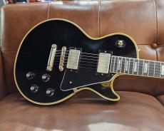 Gibson Murphy Lab 1968 Les Paul Custom Reissue Light Aged Ebony Top Gold Back [4.32kg]_3