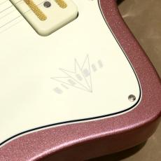 Baum Guitars Wingman - W with Tremolo, Burgundy Mist_9