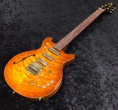 Kz Guitar Works Kz One Carved Top Semi-Hollow 3S23 Kahler / Amber Burst