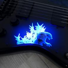Fender Made in Japan Godzilla Stratocaster Rosewood Fingerboard Godzilla Blue_8
