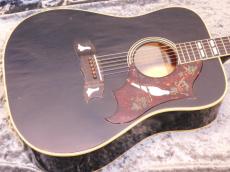 Gibson Dove Custom Ebony Black 1977 w / PU_3