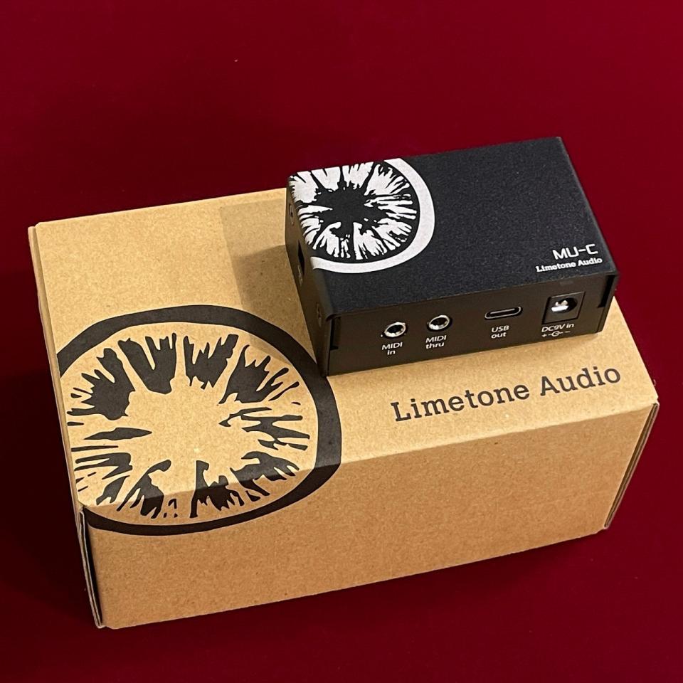 Limetone Audio MU-C USB-MIDIコンバーター Limetone Audio MU-C（ムーク）【MIDI to USB Converter