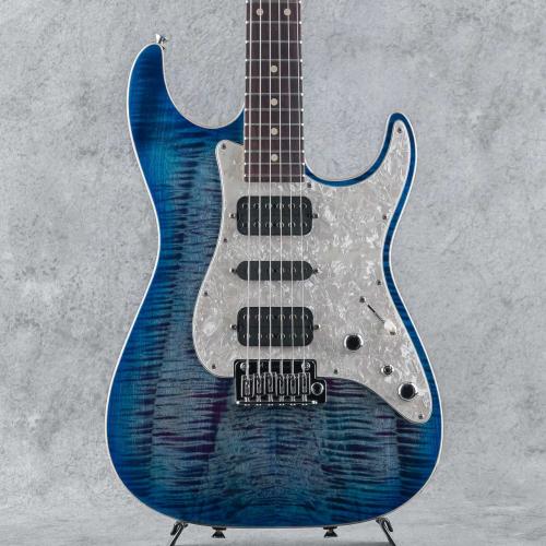 TOM ANDERSON Drop Top Classic Ultraviolet Blue with Blue Edge Burst with Binding