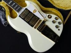 Epiphone Inspired by Gibson Custom 1963 Les Paul SG Custom With Maestro Vibrola Classic White_3