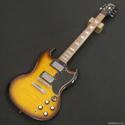 Epiphone G-400 Deluxe, SG Flame Top, Vintage Sunburst 2005年製