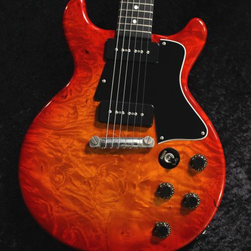Bizen Works 【特別大セール】【3.59kg】CTM Burned SPL LP -Burl Cherry Sunburst-【こだわりオーダー】