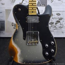 Fender Custom Shop LTD Telecaster Custom Super Heavy Relic -Aged Inca Silver with Aged Charcoal Frost Metallic Burst-
