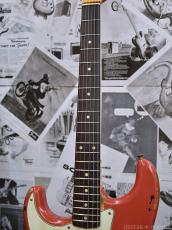 Fender Custom Shop MBS Michael Landau 1963 Stratocaster Relic Left-Handed!! -Fiesta Red over 3 Color Sunburst-_7