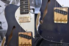 Fender Custom Shop MBS 1960s Telecaster Thinline Relic -Baltic Blue Top & Darker Lake Placid Blue- by Jason Smith_8