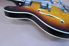 YAMAHA SA-35T Cherry / Maple Arched top and Maple Arched back and Side・Maple Set neck・Rosewood Fingerboard・Roller Bridge・2-Pickup 1Vo and 1tone and Balancer・Original Tremoro Unit【With Original Hard Case】1968_5