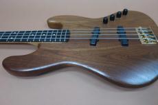 Moon J-J WAL-B-ACT / Gold Hardware・Walnut oil wax finish・Neck Maple on Ebony・Bartolini 9V HC Pickup・Controls Front Vo Rear Vo・Bartolini TBT Bass and Treble EQ【With Original Soft Case】1990年代製_10
