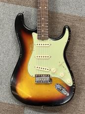 Fender Custom Shop Late 1962 Stratocaster Relic with Closet Classic Hardware, Rosewood Fingerboard, 3-Color Sunburst_3