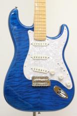 Fender FSR Made in Japan Hybrid II Stratocaster, Maple Fingerboard, Sapphire Blue Transparent