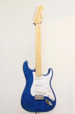 Fender FSR Made in Japan Hybrid II Stratocaster, Maple Fingerboard, Sapphire Blue Transparent_2