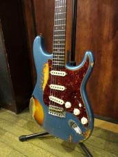 Fender Custom Shop NAMM Limited 1961 Stratocaster Heavy Relic / Lake Placid Blue Over 3 Tone Sunburst_4