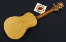 Alulu 閉店SALE! Carp (鯉)Inlay Solid Curly Maple Concert Ukulele #5550_7