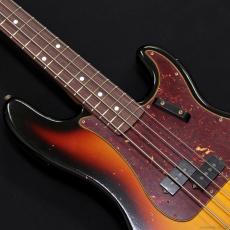Fender Custom Shop 1966 Precision Bass Journeyman Relic [Faded Bleached 3-Tone Sunburst]_6