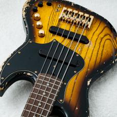 XOTiC XJ-1T 5st Heavy Aged 2-Tone Sunburst Black Filler Matching Head Gold Hardware 〔4.79kg〕〈#3670〉_4