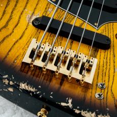 XOTiC XJ-1T 5st Heavy Aged 2-Tone Sunburst Black Filler Matching Head Gold Hardware 〔4.79kg〕〈#3670〉_5