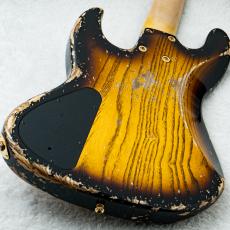 XOTiC XJ-1T 5st Heavy Aged 2-Tone Sunburst Black Filler Matching Head Gold Hardware 〔4.79kg〕〈#3670〉_10