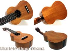 KIDA Ukulele Works ソプラノロングネック ホンジュラスマホガニー #144_3