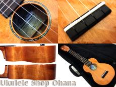 KIDA Ukulele Works ソプラノロングネック ホンジュラスマホガニー #144_4