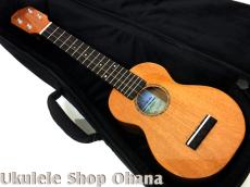 KIDA Ukulele Works ソプラノロングネック ホンジュラスマホガニー #144_9