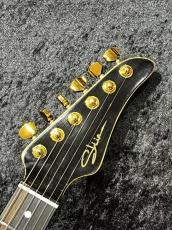 Shue Guitars New Classic S TM40 w.Mid Boost Gold Hardware / Piano Black_4