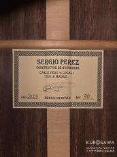 SERGIO PEREZ セルヒオ・ペレス  2023年製 Modelo : Segovia 松・マダガスカルローズウッド【日本総本店2F 在庫品】_4