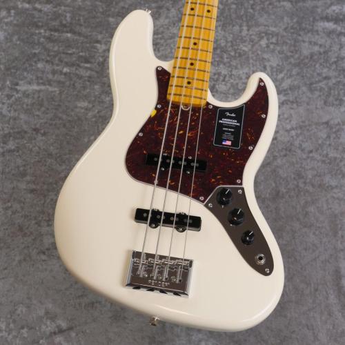 Fender American Professional Jazz Bass - Olympic White/M -【4.25kg】【#US26053133】