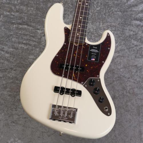 Fender American Professional Jazz Bass - Olympic White/R -【4.18kg】【#US26052440】