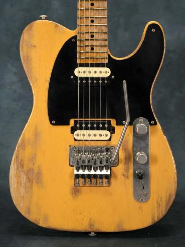 Luxxtone Guitars Choppa T Floyd Rose Ash Maple Heavy Aging