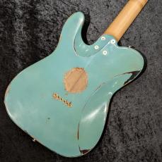 Shue Guitars New Classic T TM80 / Seaform Green Over Sunburst_7
