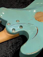 Shue Guitars New Classic T TM80 / Seaform Green Over Sunburst_9