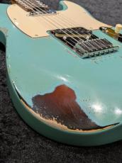 Shue Guitars New Classic T TM80 / Seaform Green Over Sunburst_10
