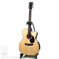 Santa Cruz OM Cutaway Custom Figured Mahogany (Short Scale) w/Raptor System EQ_2