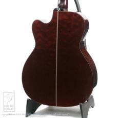 Santa Cruz OM Cutaway Custom Figured Mahogany (Short Scale) w/Raptor System EQ_4