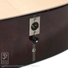 Santa Cruz OM Cutaway Custom Figured Mahogany (Short Scale) w/Raptor System EQ_11