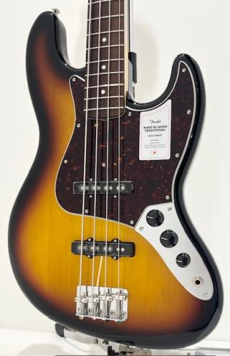 Fender Made in Japan Traditional 60s Jazz Bass 3-Color Sunburst