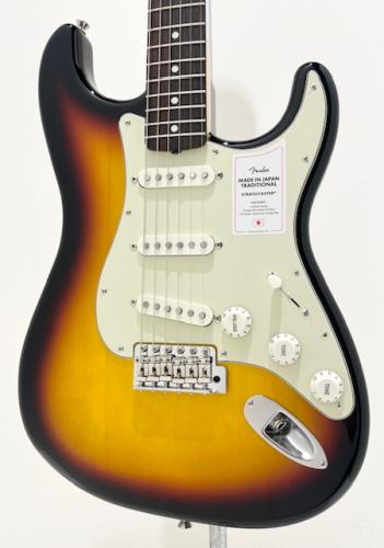 Fender Made in Japan Traditional 60s Stratocaster, Rosewood Fingerboard, 3-Color Sunburst