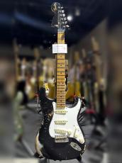 Fender Custom Shop Limited Edition 1969 Stratocaster Reverse Headstock Super Heavy Relic [Aged Black]