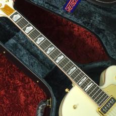 Gretsch G6136-55 Vintage Select Edition '55 Falcon Hollow Body with Cadillac Tailpiece Vintage White_3
