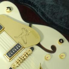 Gretsch G6136-55 Vintage Select Edition '55 Falcon Hollow Body with Cadillac Tailpiece Vintage White_9