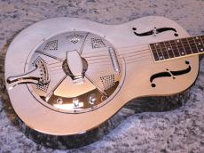 Republic Guitars Style-O type 12Fret-Joint Polished Nickel Finish w/Electro Plate Pickup_3