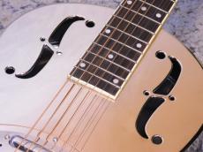 Republic Guitars Style-O type 12Fret-Joint Polished Nickel Finish w/Electro Plate Pickup_7