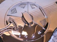 Republic Guitars Style-O type 12Fret-Joint Polished Nickel Finish w/Electro Plate Pickup_8