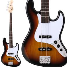Laid Back LJB-5-R-JJ 3Tone Sunburst エレキベース ジャズべースタイプ ハムバッカー切替可能 アルダーボディ